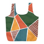 Geometric Colors   Full Print Recycle Bag (L) Front