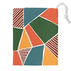 Geometric Colors   Drawstring Pouch (5xl) by ConteMonfrey