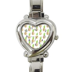 Succulent Vases  Heart Italian Charm Watch by ConteMonfrey