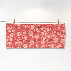 Pink Floral Wall Hand Towel by ConteMonfrey