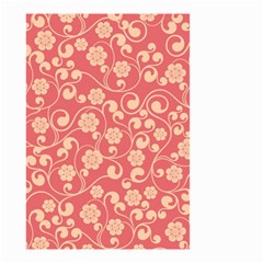 Pink Floral Wall Small Garden Flag (two Sides) by ConteMonfrey