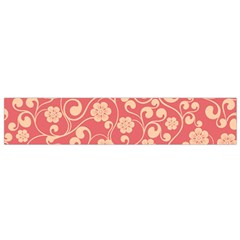 Pink Floral Wall Small Flano Scarf by ConteMonfrey