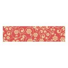 Pink Floral Wall Banner And Sign 4  X 1  by ConteMonfrey