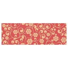 Pink Floral Wall Banner And Sign 12  X 4  by ConteMonfrey