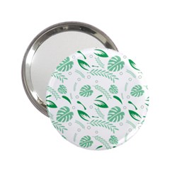 Green Nature Leaves Draw   2 25  Handbag Mirrors by ConteMonfrey