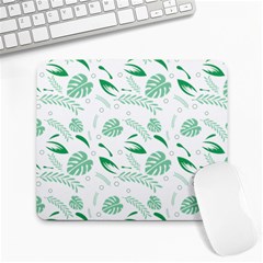 Green Nature Leaves Draw   Large Mousepads by ConteMonfrey