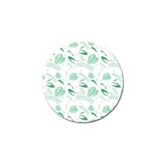 Green Nature Leaves Draw   Golf Ball Marker by ConteMonfrey