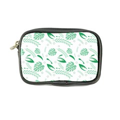 Green Nature Leaves Draw   Coin Purse by ConteMonfrey