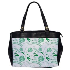 Green Nature Leaves Draw   Oversize Office Handbag by ConteMonfrey