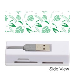 Green Nature Leaves Draw   Memory Card Reader (stick) by ConteMonfrey