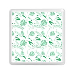 Green Nature Leaves Draw   Memory Card Reader (square) by ConteMonfrey