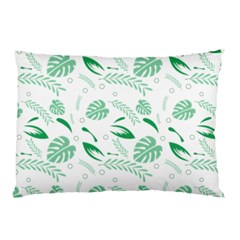 Green Nature Leaves Draw   Pillow Case (two Sides) by ConteMonfrey