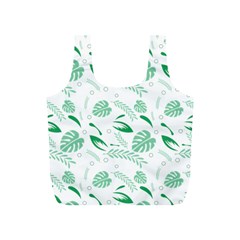 Green Nature Leaves Draw   Full Print Recycle Bag (s) by ConteMonfrey