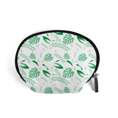 Green Nature Leaves Draw   Accessory Pouch (small) by ConteMonfrey