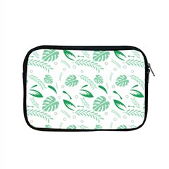 Green Nature Leaves Draw   Apple Macbook Pro 15  Zipper Case by ConteMonfrey