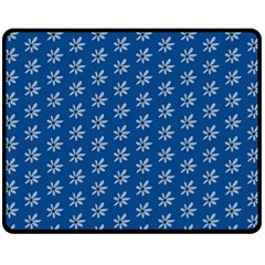 Little White Daisies  Flowers Garden  Fleece Blanket (medium)  by ConteMonfrey