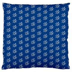 Little White Daisies  Flowers Garden  Large Cushion Case (one Side) by ConteMonfrey