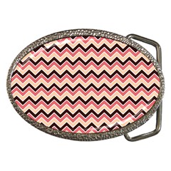 Geometric Pink Waves  Belt Buckles by ConteMonfrey