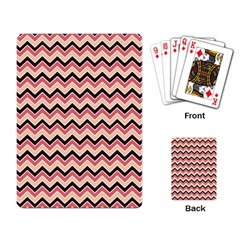 Geometric Pink Waves  Playing Cards Single Design (rectangle) by ConteMonfrey