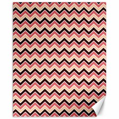 Geometric Pink Waves  Canvas 11  X 14  by ConteMonfrey