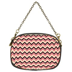 Geometric Pink Waves  Chain Purse (one Side) by ConteMonfrey