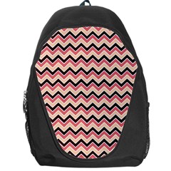 Geometric Pink Waves  Backpack Bag by ConteMonfrey