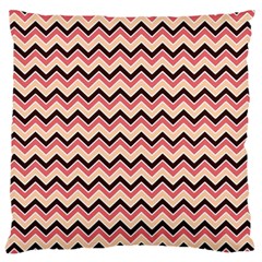 Geometric Pink Waves  Standard Flano Cushion Case (two Sides) by ConteMonfrey