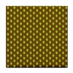 All The Green Apples  Tile Coaster by ConteMonfrey