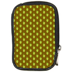 All The Green Apples  Compact Camera Leather Case by ConteMonfrey