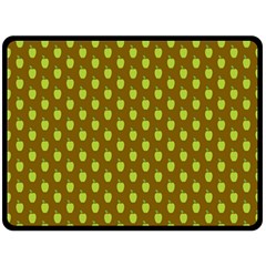 All The Green Apples  Fleece Blanket (large)  by ConteMonfrey