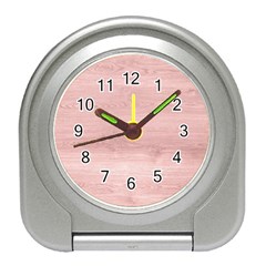 Pink Wood  Travel Alarm Clock by ConteMonfrey