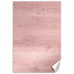 Pink Wood  Canvas 24  X 36  by ConteMonfrey