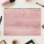 Pink Wood  Cosmetic Bag (XL) Front