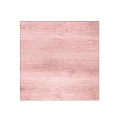 Pink Wood  Satin Bandana Scarf 22  X 22  by ConteMonfrey