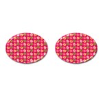 Little Flowers Garden   Cufflinks (Oval) Front(Pair)