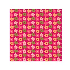 Little Flowers Garden   Square Satin Scarf (30  X 30 ) by ConteMonfrey