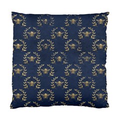 Blue Golden Bee Standard Cushion Case (one Side) by ConteMonfrey