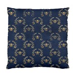 Blue Golden Bee Standard Cushion Case (Two Sides) Front