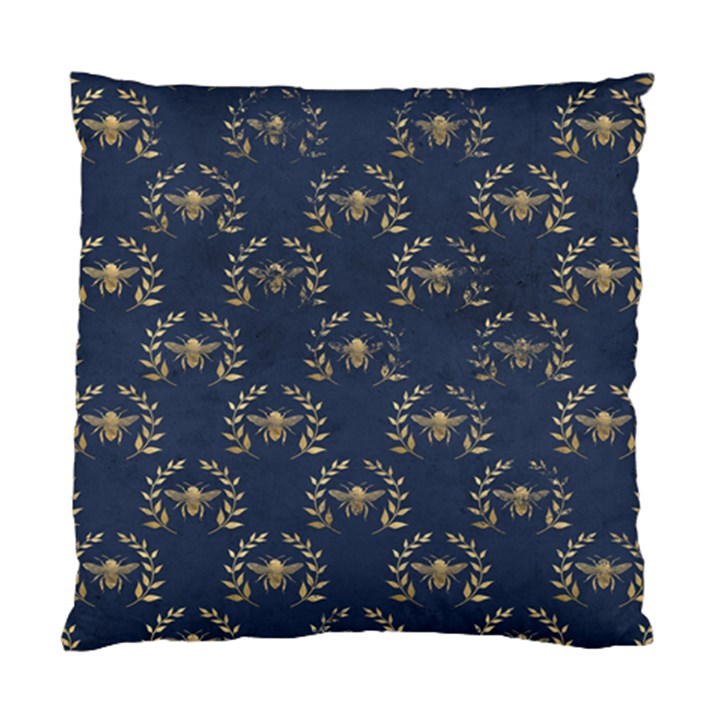 Blue Golden Bee Standard Cushion Case (Two Sides)