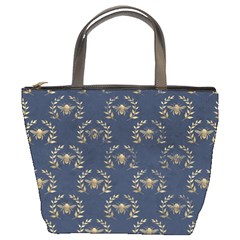 Blue Golden Bee Bucket Bag by ConteMonfrey