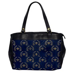 Blue Golden Bee Oversize Office Handbag by ConteMonfrey