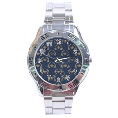 Blue Golden Bee Stainless Steel Analogue Watch by ConteMonfrey