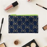 Blue Golden Bee Cosmetic Bag (XS) Front