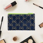 Blue Golden Bee Cosmetic Bag (XS) Back