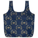 Blue Golden Bee Full Print Recycle Bag (XXXL) Back