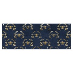 Blue Golden Bee Banner And Sign 8  X 3  by ConteMonfrey