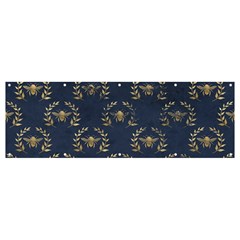 Blue Golden Bee Banner And Sign 12  X 4  by ConteMonfrey