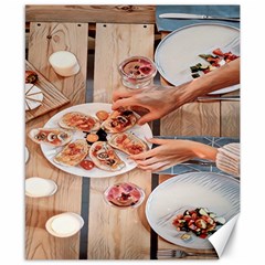 A Beautiful Table - Italian Food Canvas 8  X 10  by ConteMonfrey