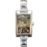 Art Venice Channel Rectangle Italian Charm Watch Front