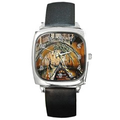 Art Venice Channel Square Metal Watch by ConteMonfrey